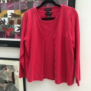 Oliver Perry knitwear twin set